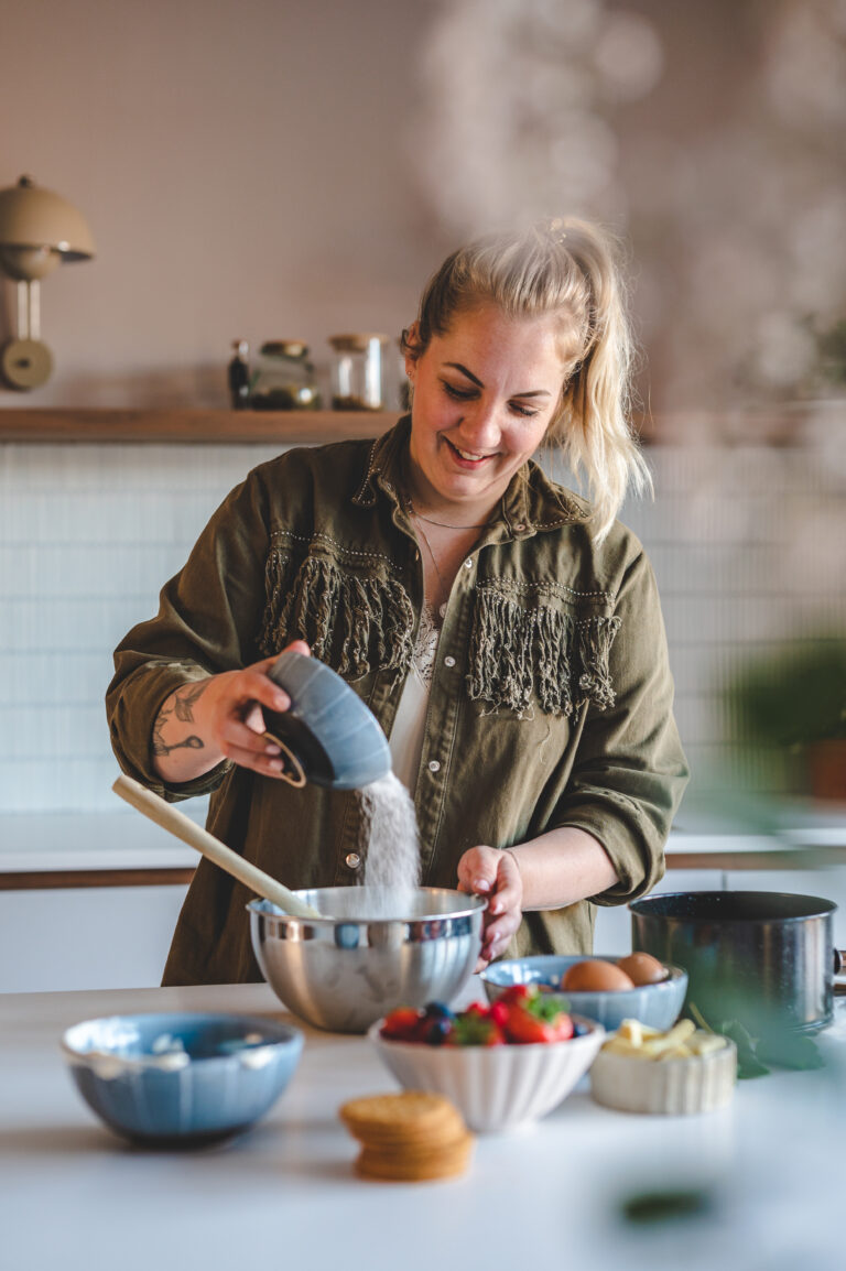 Sabine in keuken